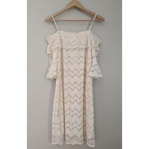 ViVi by Violet Weekend Ivory Off the Shoulder Dres